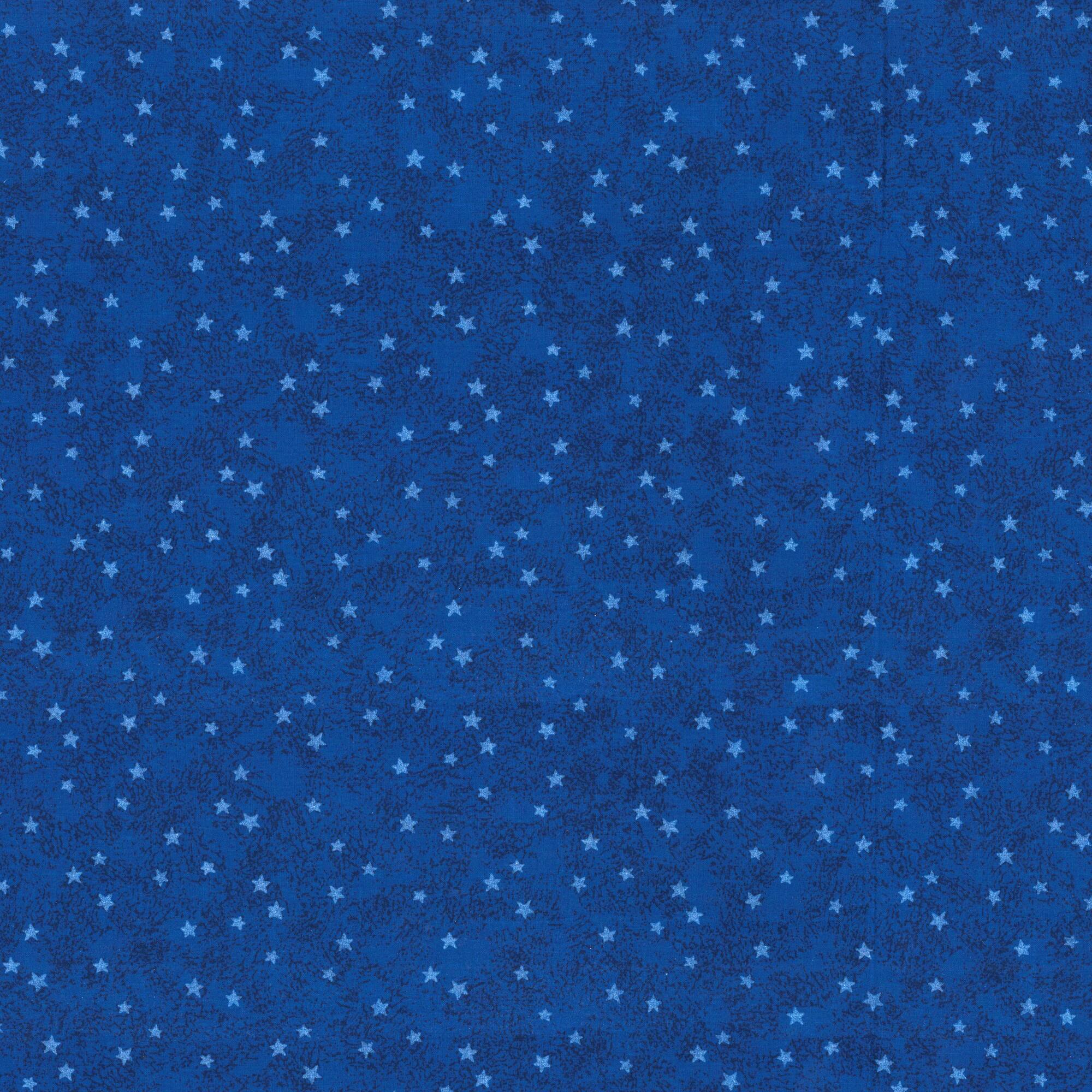 Fabric Traditions Navy Stars Cotton Fabric